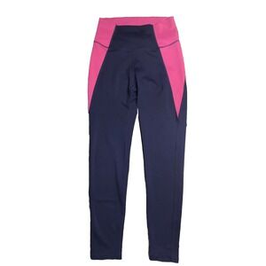 WILO The Label Women's Small Colorblock Legging‎ Pants Purple Athletic Rise NWOT